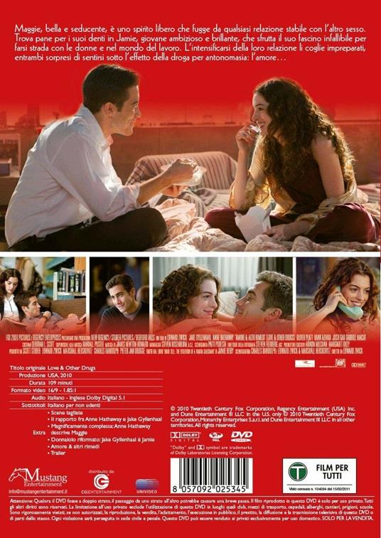 Amori e altri rimedi (DVD) di Edward Zwick - DVD - 2