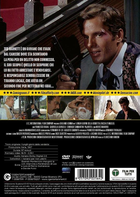 I lunghi giorni della vendetta (DVD) di Florestano Vancini - DVD - 2