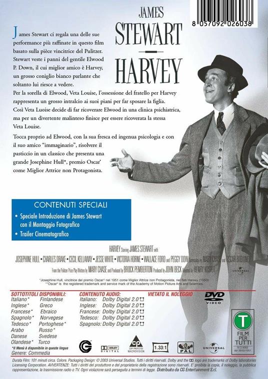 Harvey (DVD) di Henry Koster - DVD - 2
