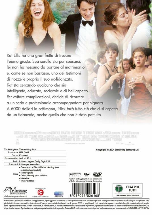 Wedding Date (DVD) di Clare Kilner - DVD - 2