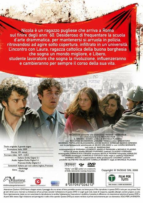 Il grande sogno (DVD) di Michele Placido - DVD - 2