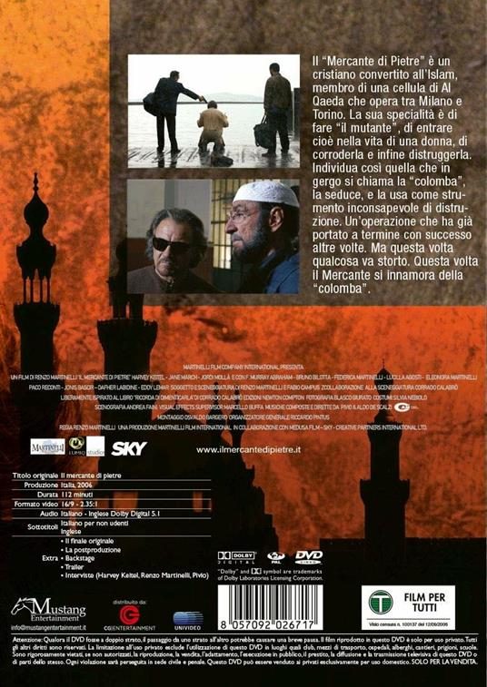 Il mercante di pietre (DVD) di Renzo Martinelli - DVD - 2