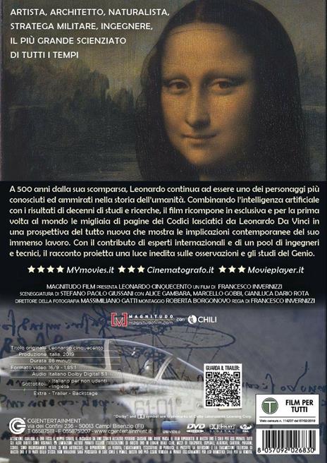 Leonardo cinquecento (DVD) di Francesco Invernizzi - DVD - 2