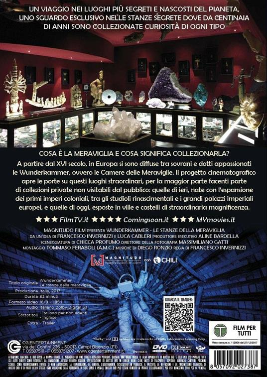 La stanza delle meraviglie (DVD) di Francesco Invernizzi - DVD - 2