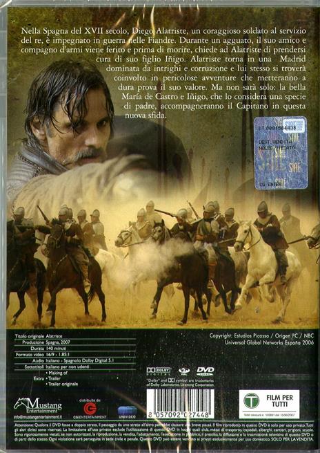 Il destino di un guerriero (DVD) di Agustín Díaz Yanes - DVD - 2