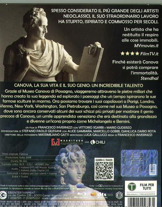 Canova (Blu-ray) di Francesco Invernizzi - Blu-ray - 2
