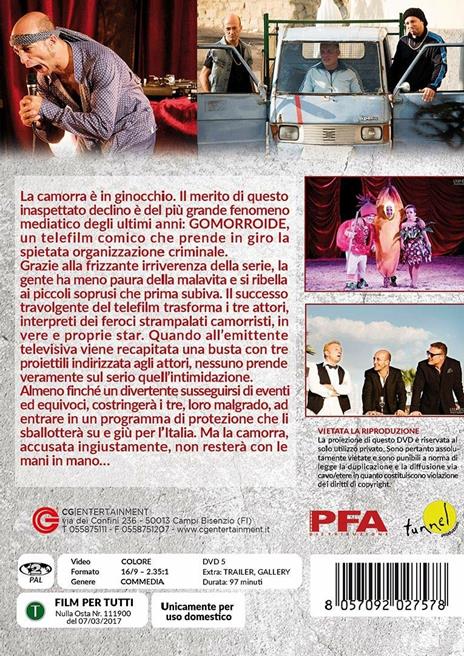 Gomorroide (DVD) di Francesco De Fraia,Raffaele Ferrante,Domencio Manfredi - DVD - 2