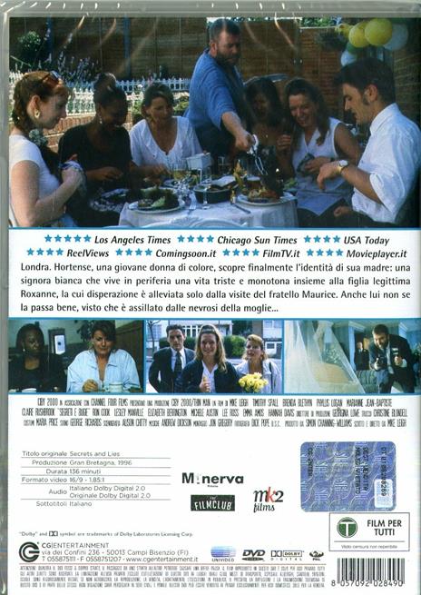 Segreti e bugie (DVD) di Mike Leigh - DVD - 2