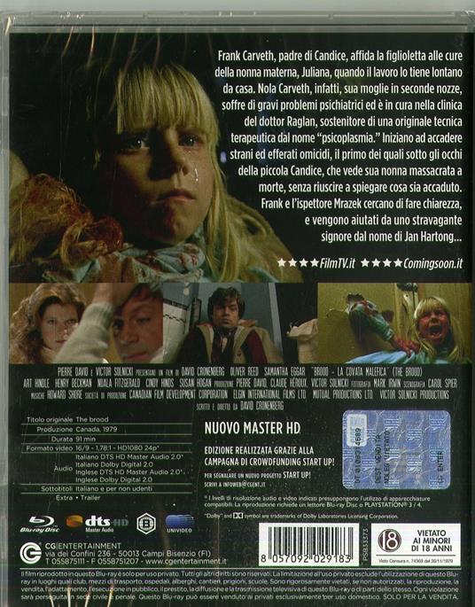 The Brood (Blu-ray) di David Cronenberg - Blu-ray - 2