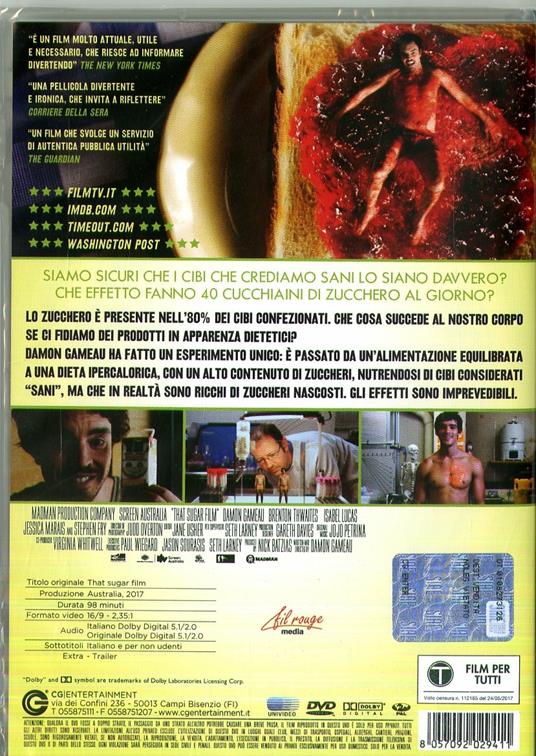 Zuccchero! That Sugar Film (DVD) di Damon Gameau - DVD - 2