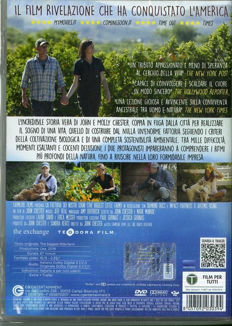 La fattoria dei nostri sogni (DVD) di John Chester - DVD - 2