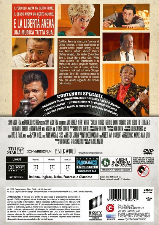 Cadillac Records (DVD) di Darnell Martin - DVD - 2