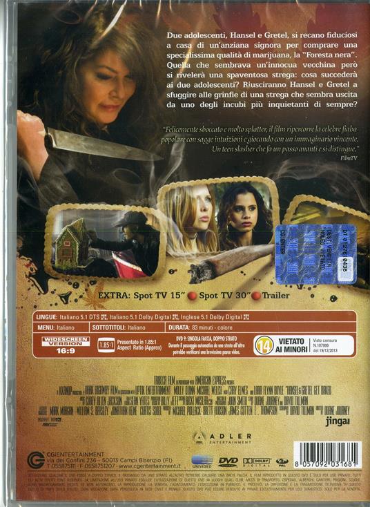 Hansel e Gretel e la strega della foresta nera (DVD) di Duane Journey - DVD - 2
