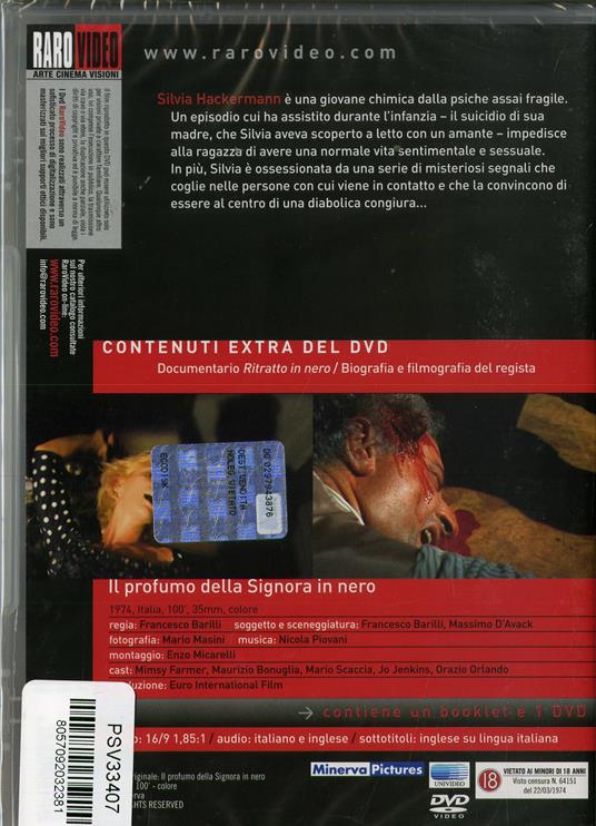 Il profumo della signora in nero (DVD) di Francesco Barilli - DVD - 2