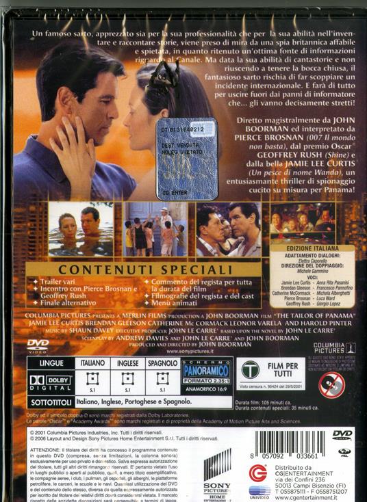 Il sarto di Panama (DVD) di John Boorman - DVD - 2