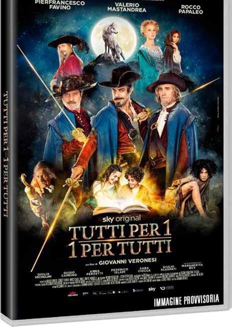 Tutti per uno, uno per tutti (DVD) di Giovanni Veronesi - DVD