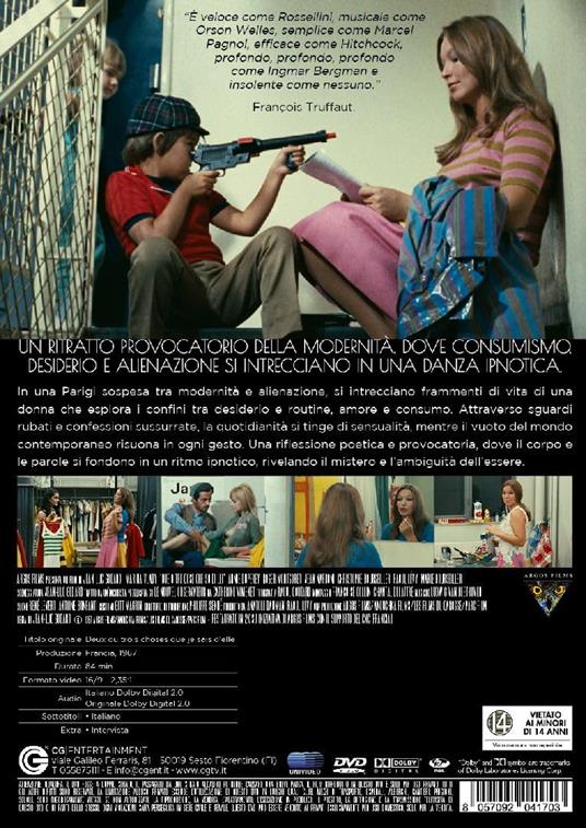 Due o tre cose che so di lei (DVD) di Jean-Luc Godard - DVD - 2