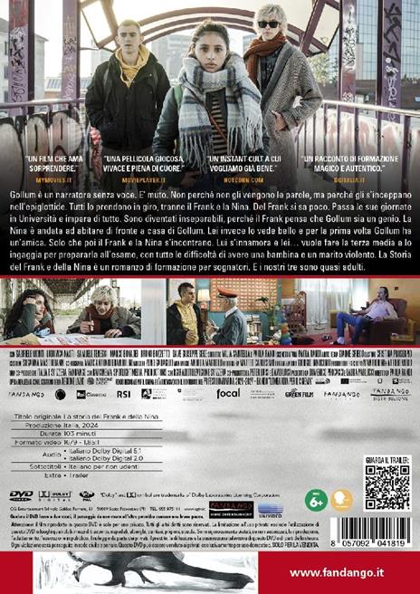 La storia del Frank e della Nina (DVD) di Paola Randi - DVD - 2