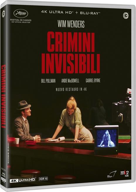 Crimini invisibili (Blu-ray + Blu-ray Ultra HD 4K) di Wim Wenders - Blu-ray + Blu-ray Ultra HD 4K