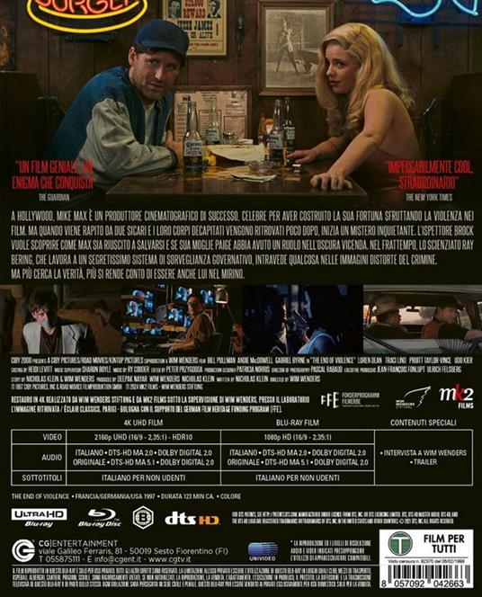 Crimini invisibili (Blu-ray + Blu-ray Ultra HD 4K) di Wim Wenders - Blu-ray + Blu-ray Ultra HD 4K - 2