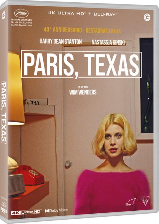 Paris, Texas (Blu-ray + Blu-ray Ultra HD 4K) di Wim Wenders - Blu-ray + Blu-ray Ultra HD 4K