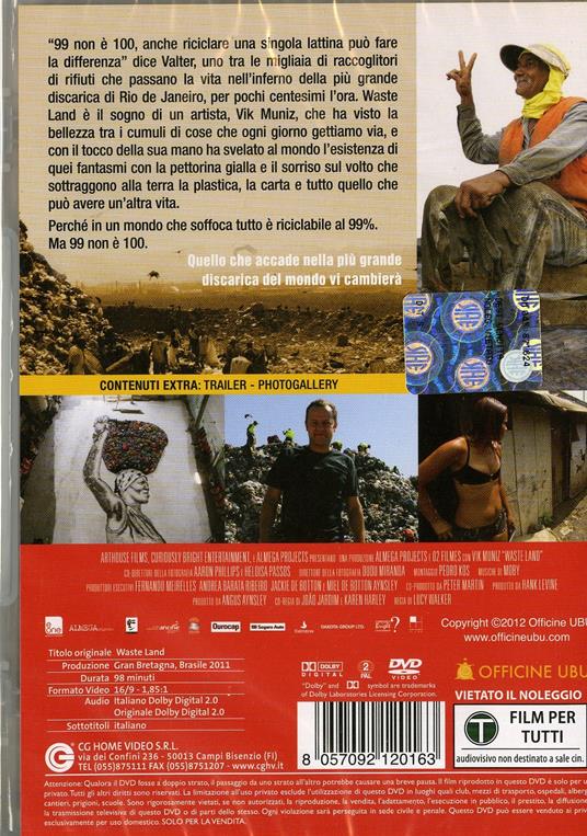 Waste Land di Lucy Walker - DVD - 2