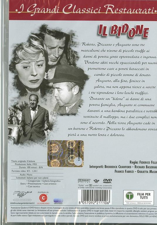 Il bidone di Federico Fellini - DVD - 2