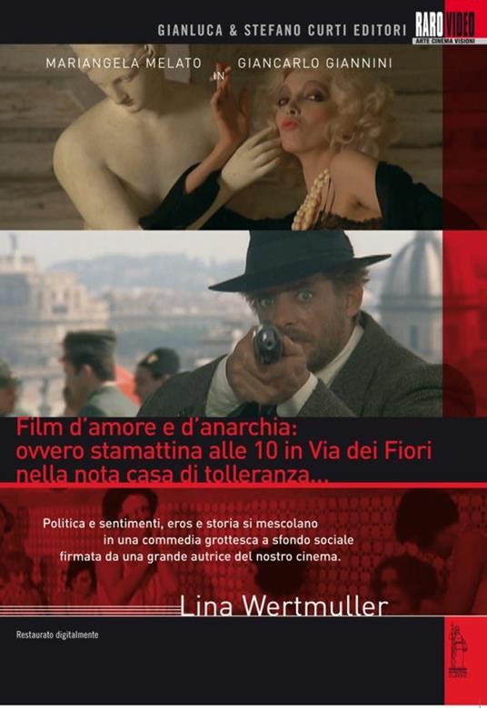 Film d'amore e d'anarchia: ovvero stamattina alle 10 in via dei Fiori nella... di Lina Wertmüller - DVD