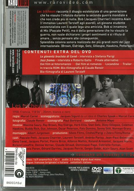 Les tricheurs. Peccatori in blue jeans di Marcel Carné - DVD - 2