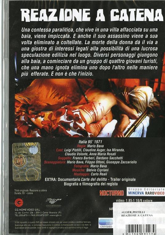 Reazione a catena di Mario Bava - DVD - 2