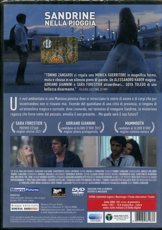 Sandrine nella pioggia di Tonino Zangardi - DVD - 2