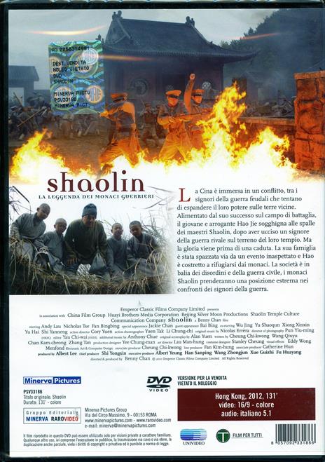 Shaolin di Benny Chan - DVD - 2