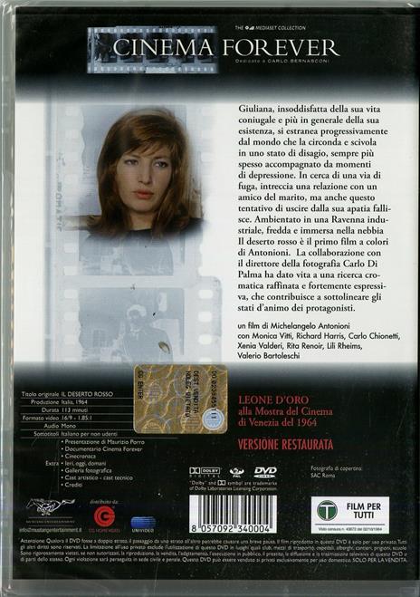 Deserto rosso di Michelangelo Antonioni - DVD - 2
