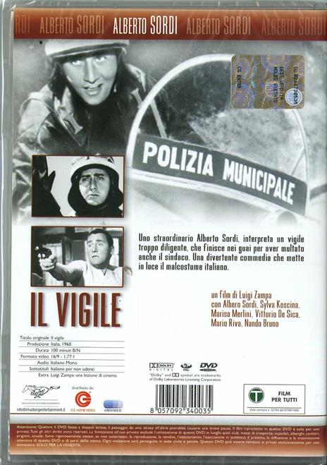 Il vigile di Luigi Zampa - DVD - 2