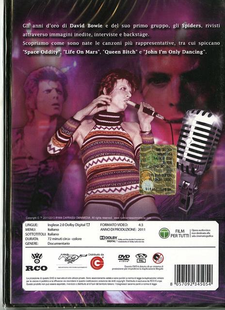 David Bowie. Inside David Bowie and the Spiders (DVD) - DVD di David Bowie - 2