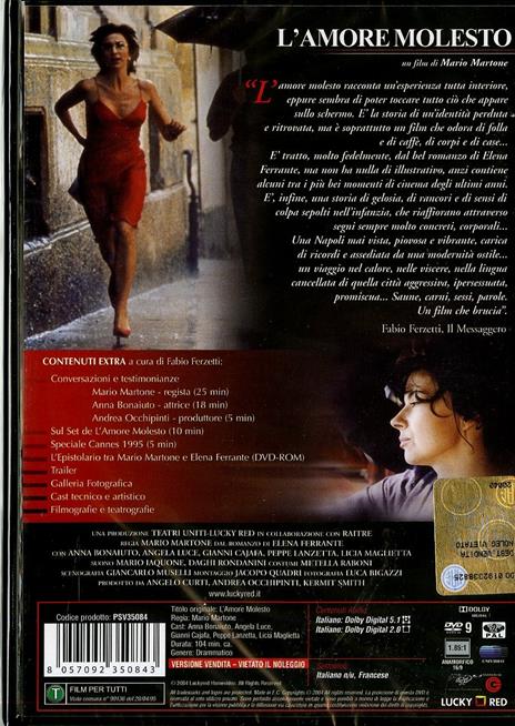 L' amore molesto di Mario Martone - DVD - 2