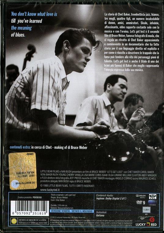 Let's Get Lost. Perdiamoci di Bruce Weber - DVD - 2