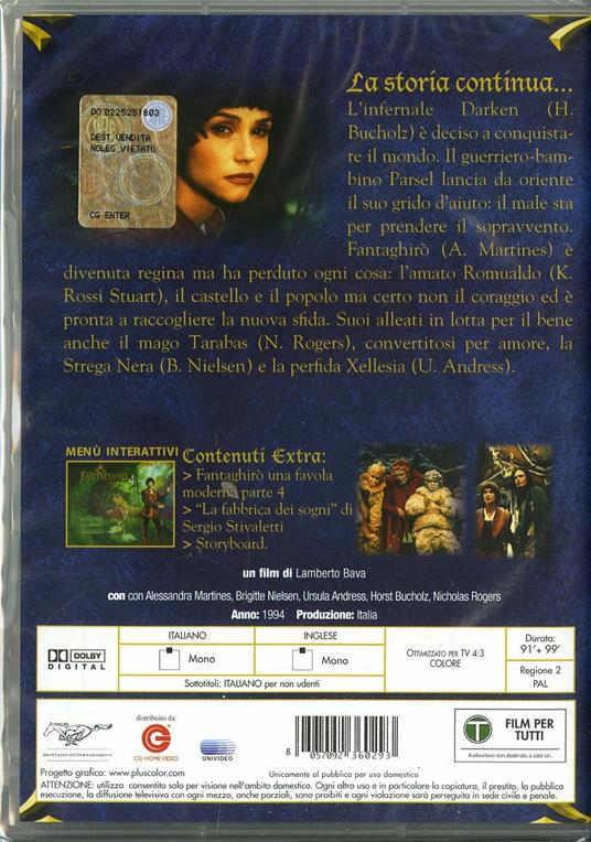 Fantaghirò 4 (2 DVD) di Lamberto Bava - DVD - 2
