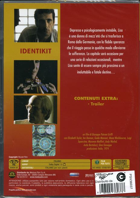 Identikit di Giuseppe Patroni Griffi - DVD - 2