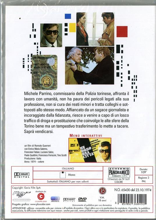 Un uomo, una città di Romolo Guerrieri - DVD - 2