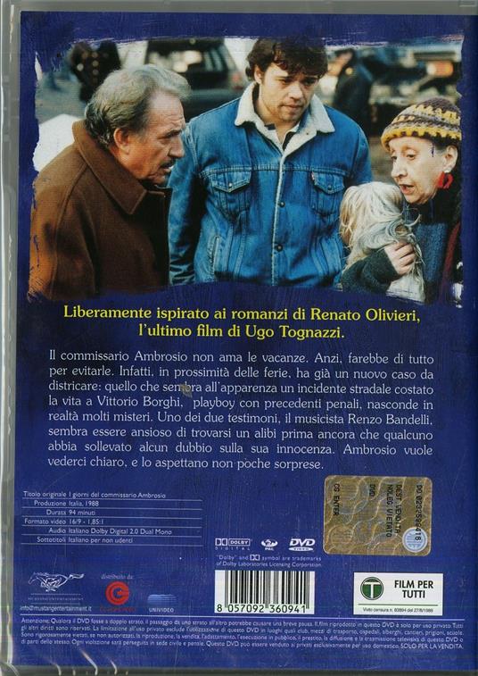 I giorni del commissario Ambrosio di Sergio Corbucci - DVD - 2