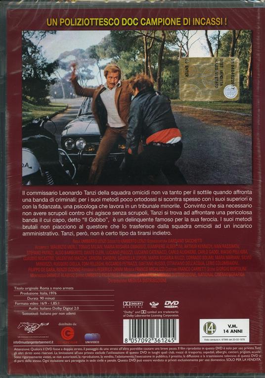 Roma a mano armata di Umberto Lenzi - DVD - 2