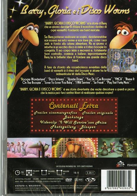 Barry, Gloria e i Disco Worms di Thomas Borch Nielsen - DVD - 2