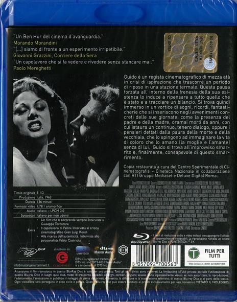 8 1/2 di Federico Fellini - Blu-ray - 2