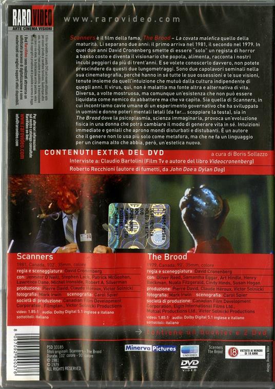 David Cronenberg (2 DVD) di David Cronenberg - 2