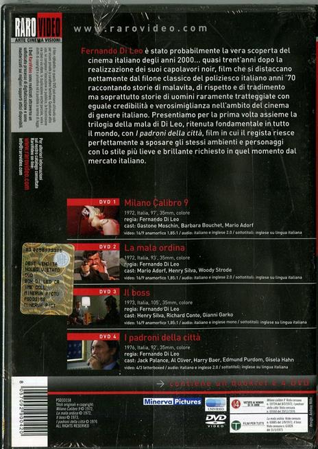 Fernando Di Leo. Crime Collection (4 DVD) di Fernando Di Leo - 2