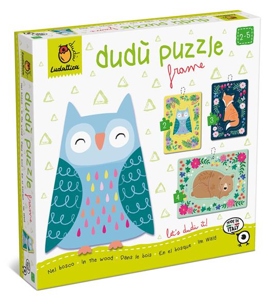 Dudù Puzzle Frame 2-3-4 Pcs. Nel Bosco
