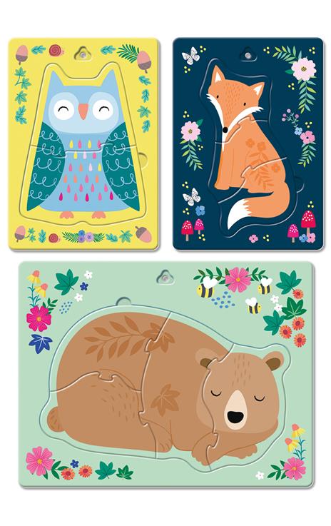 Dudù Puzzle Frame 2-3-4 Pcs. Nel Bosco - 2