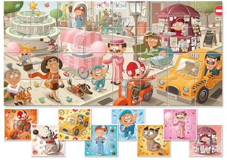 Dudù Baby Puzzle Collection. La Città - 2