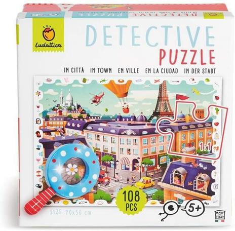 Detective puzzle. In città - 4